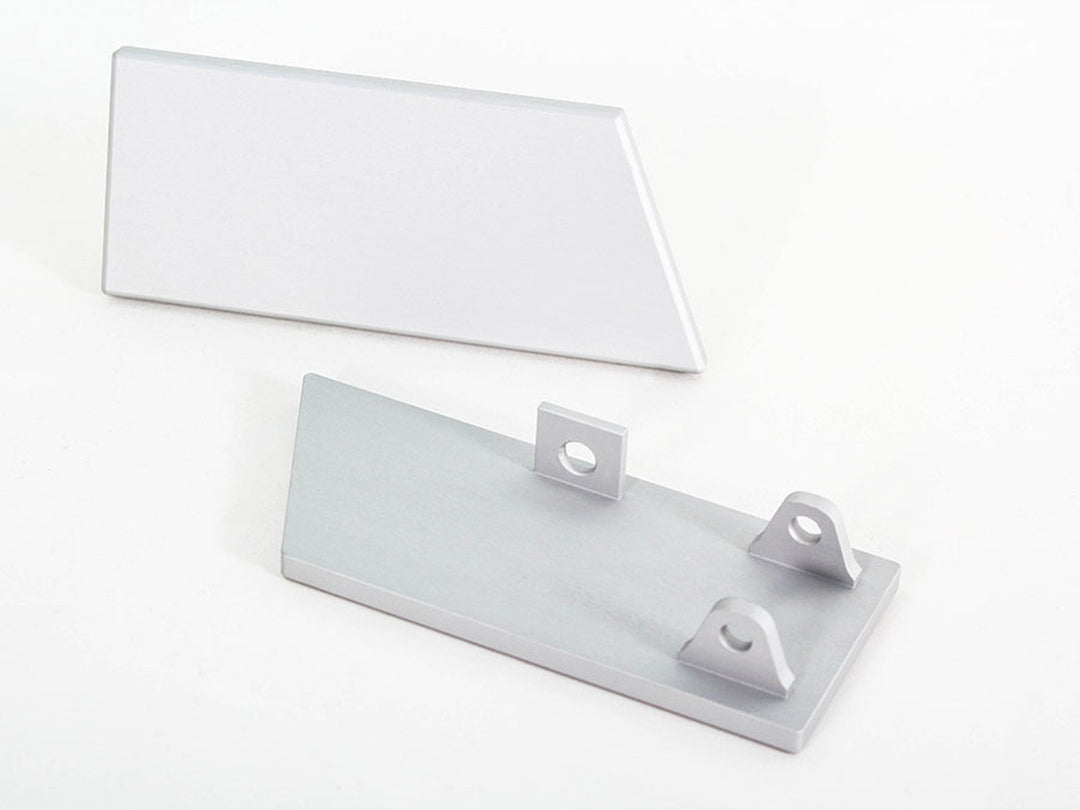 Rennline Aluminium Türinnengriffe (Set) – glatt oder perforiert – Porsche 911/912/930/964 (1974–1994) – Silber eloxiert oder Schwarz pulverbeschichtet