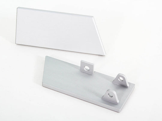 Rennline Aluminium Türinnengriffe (Set) – glatt oder perforiert – Porsche 911/912/930/964 (1974–1994) – Silber eloxiert oder Schwarz pulverbeschichtet
