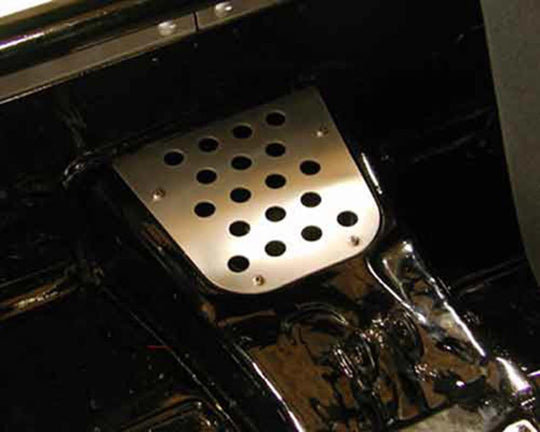 Rennline Aluminium Schaltkupplungs-Abdeckung (perforiert) – Porsche 911/912/930 (1965–1989)