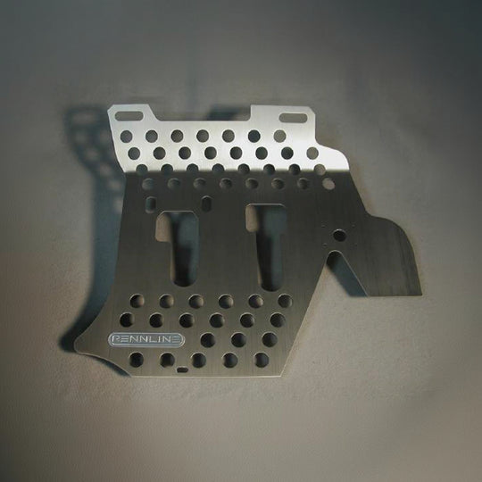 Rennline Aluminium-Fußbrett Fahrerseite – Porsche 911/912 Coupé (1965–1973) – Solid/Perforated, Silber eloxiert oder Schwarz pulverbeschichtet