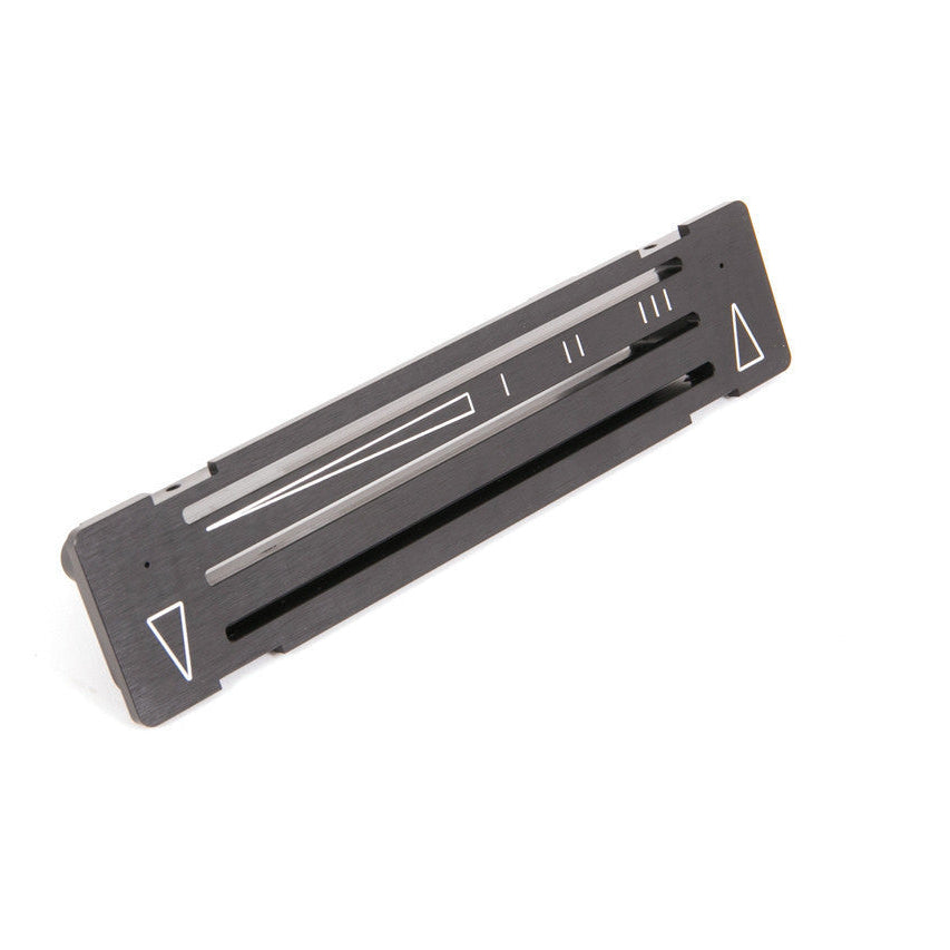 Rennline Billet HVAC Bedienteil / Klimabedienpanel – CNC-gefräst, eloxiert, Micro-LED – Porsche 911/930/912 (1969–1989) – für Backdate-Dash geeignet
