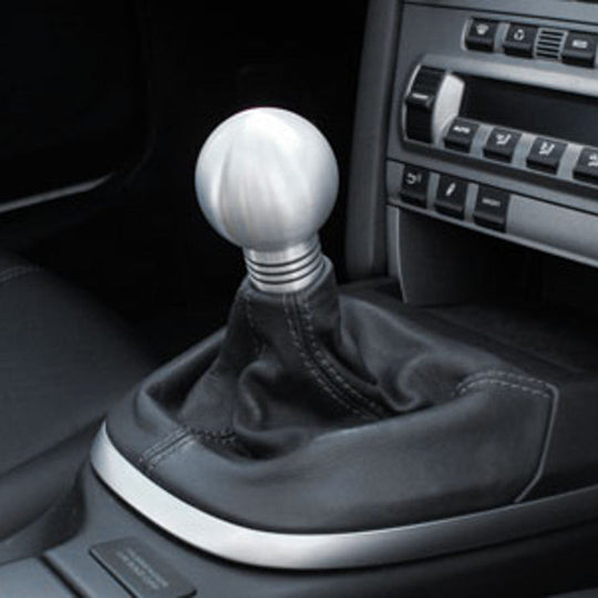 Rennline Aluminium Schaltknauf – Schwarz oder Silber – Porsche 911/912/930 (1965–1986) + 1987–1989 (Schaltgetriebe, Hinweis beachten)