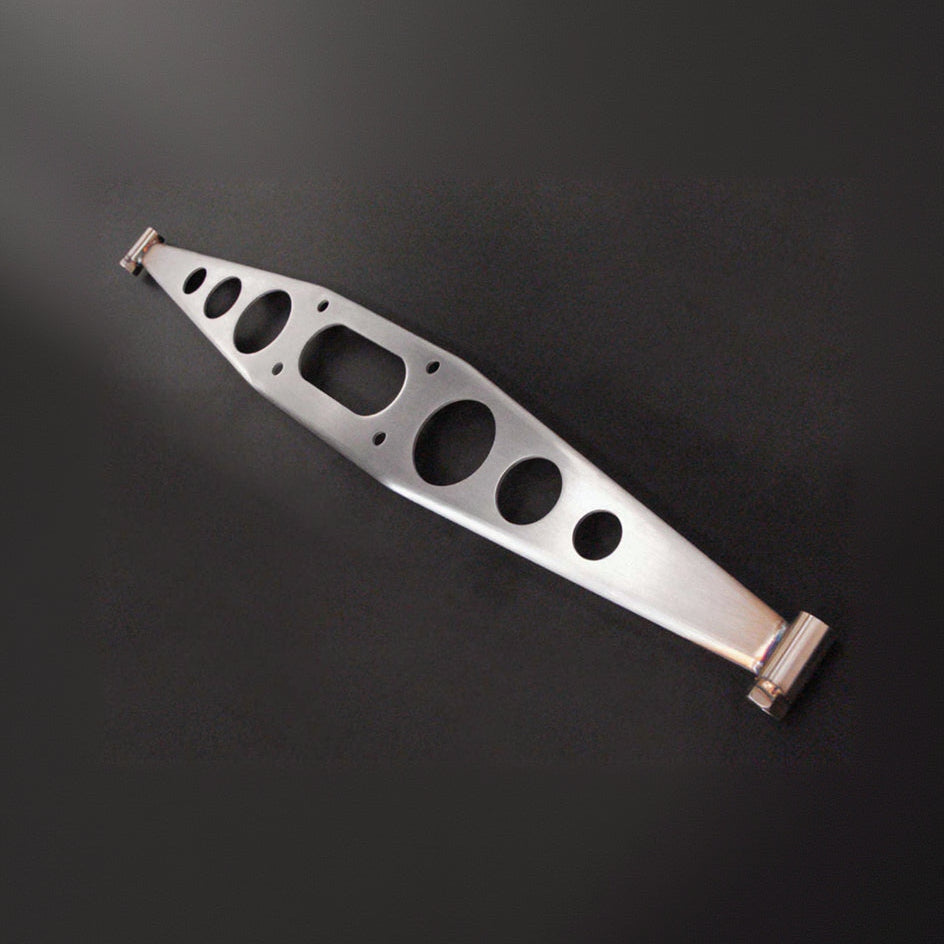 Rennline RSR-Style Edelstahl-Motorträger / Engine Carrier – Porsche 911/930/964 Turbo/993 – verstärkt, mit RSR-Flanschen (ohne Cabrio)