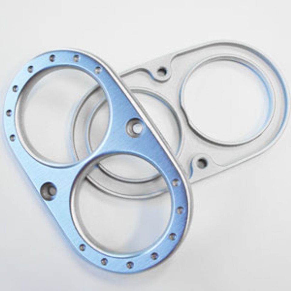 Rennline Aluminium Sitzschalter-Blenden (Set/2) (I25) – Porsche 911/964/993/928/944 (1978–1998) mit elektrischen Sitzen (2-Schalter) – Farbe wählbar