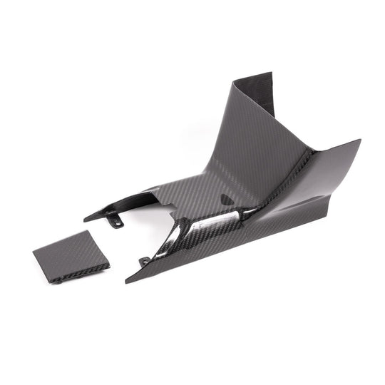 Rennline GT3-Style Carbon Mittelkonsole Delete (Center Console Delete) – Porsche 986 Boxster / 996 – mehr Beinfreiheit – Hochglanz