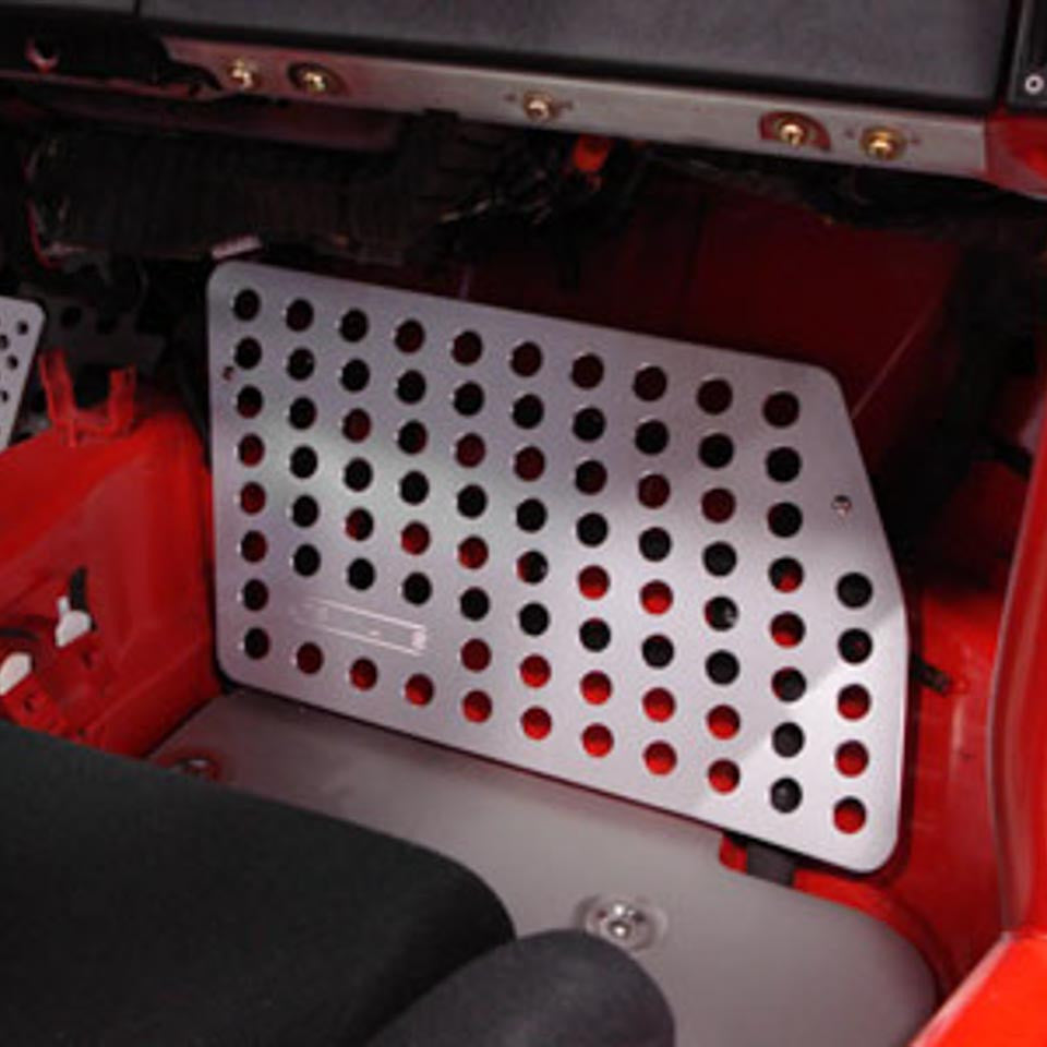 Rennline Aluminium-Floorboard Beifahrerseite – RS-Look – Porsche 964/993 (LHD)