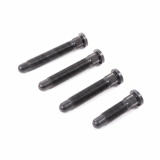 Rennline Press-In Radstehbolzen & Radmuttern-Kit (20 Stehbolzen + 20 Muttern) – Front/Heck frei wählbar, R14 Kugelbund oder Kegelbund – Porsche