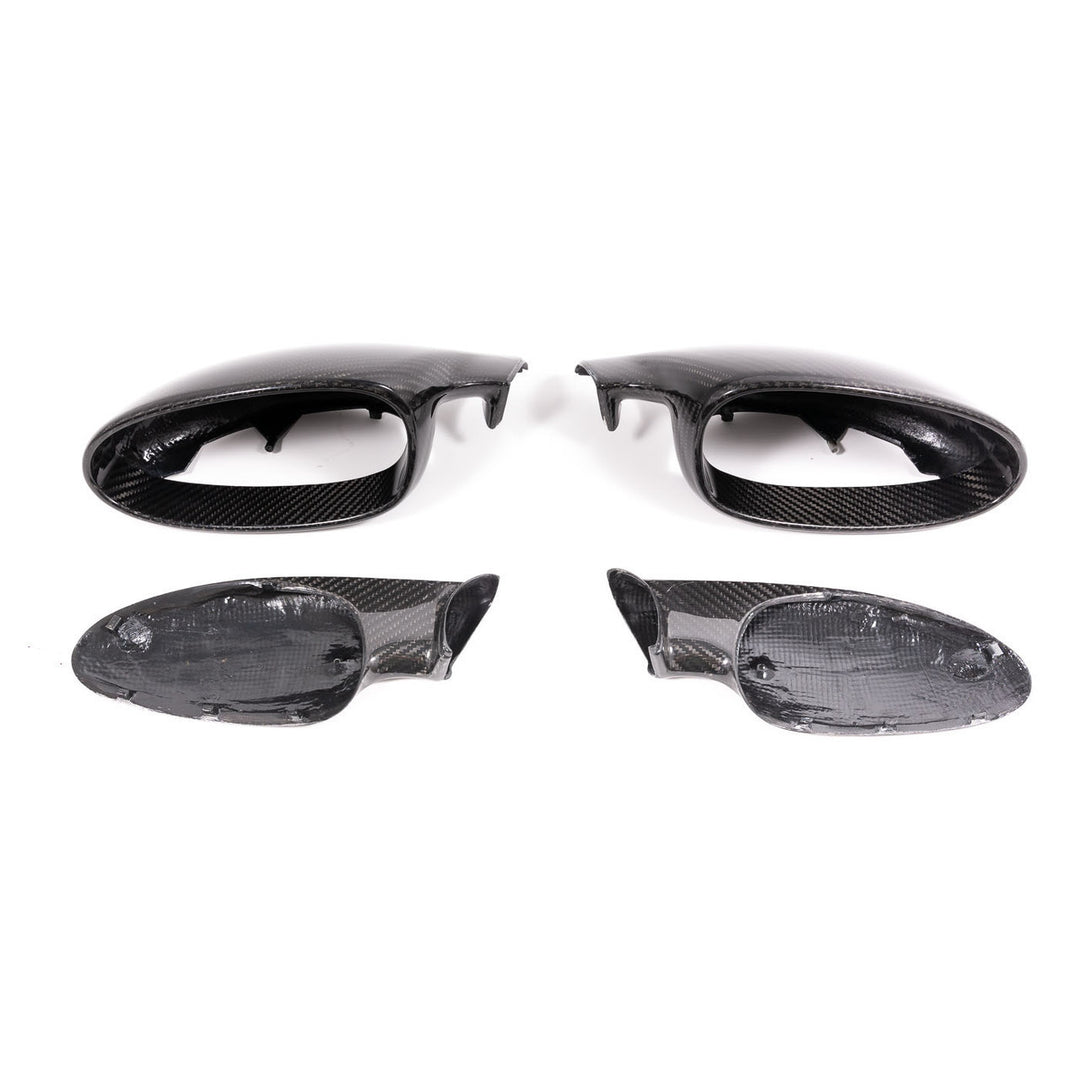 Rennline Carbon Außenspiegelkappen (Mirror Shell Set) – Porsche 997 / 987 – Variante 997.1/987.1 oder 997.2/987.2 – OEM-Fit – Austausch mit Serien-Hardware