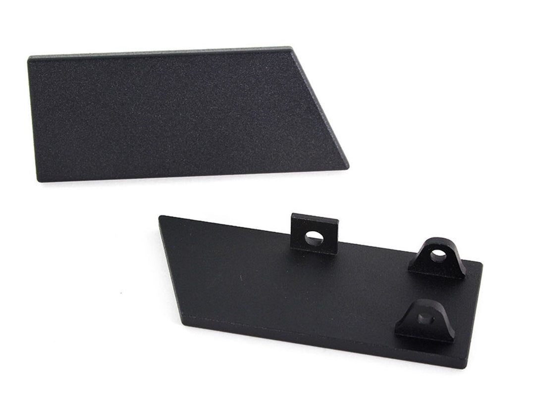 Rennline Aluminium Türinnengriffe (Set) – glatt oder perforiert – Porsche 911/912/930/964 (1974–1994) – Silber eloxiert oder Schwarz pulverbeschichtet