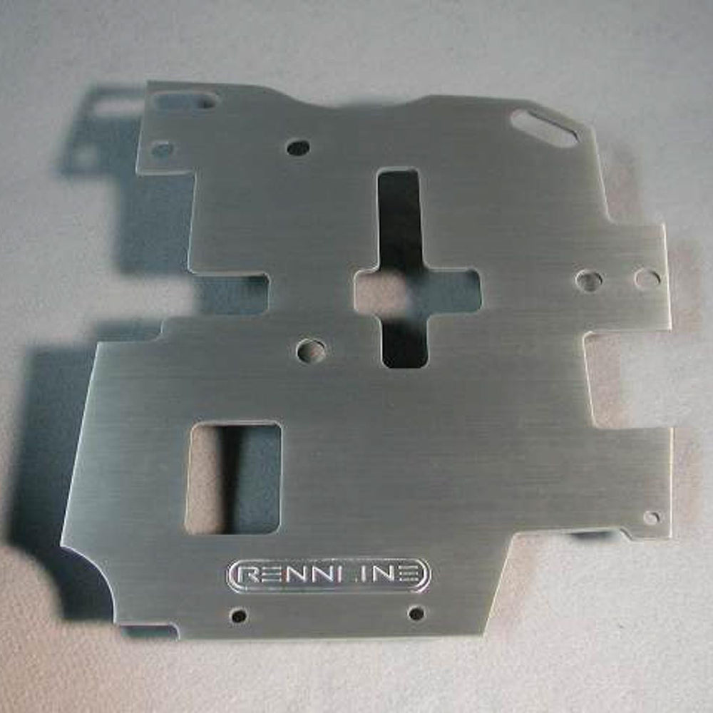 Rennline Aluminium-Floorboard Fahrerfußraum links – Porsche 964/993 (1989–1998) – Schaltgetriebe oder Tiptronic (Auswahl)