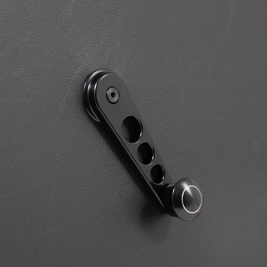 Rennline Billet-Aluminium Fensterkurbeln – Paar – Porsche 911/912/930/914 (1965–1989) mit manuellen Fensterhebern – klar oder schwarz eloxiert