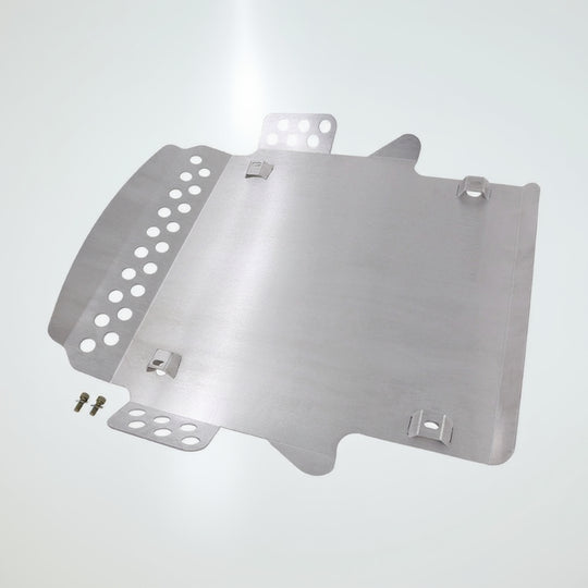 Rennline Aluminium Unterfahrschutz / Skid Plate – Porsche 911/912/930 (1969–1989) – schützt Tank, Pumpe & Lenkung, Montage ohne Bohren