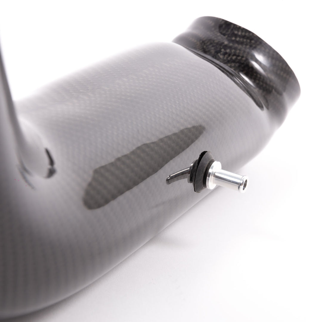 Rennline RS Carbon Heater Duct (Blower-Motor-Bypass) – Carbon, „No Plate“ – Porsche 964/993 (außer 1995, nicht Turbo)