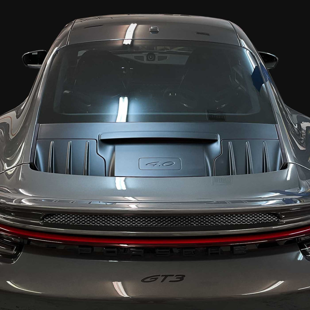 Rennline 992 GT3 Wing Delete Kit – Touring-Look Umbau für Porsche 992 GT3 – handlaminiertes Carbon – reversibel
