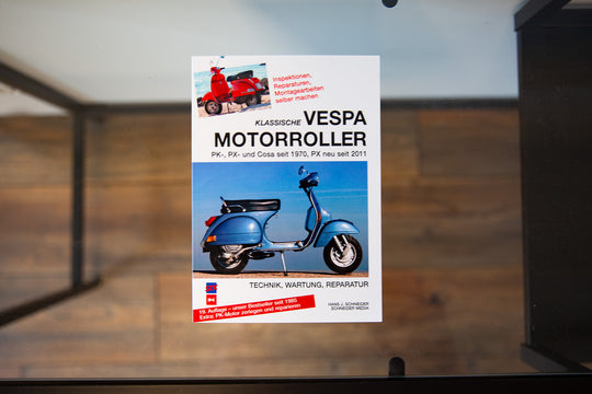 Klassische Vespa Motorroller